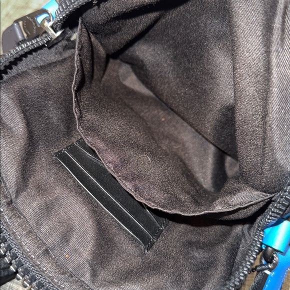 Coach Crossbody Max Blue Nylon Logo Bag - Picture 15 of 16